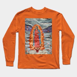 Our Lady of Guadalupe (Papyrus Version) Long Sleeve T-Shirt